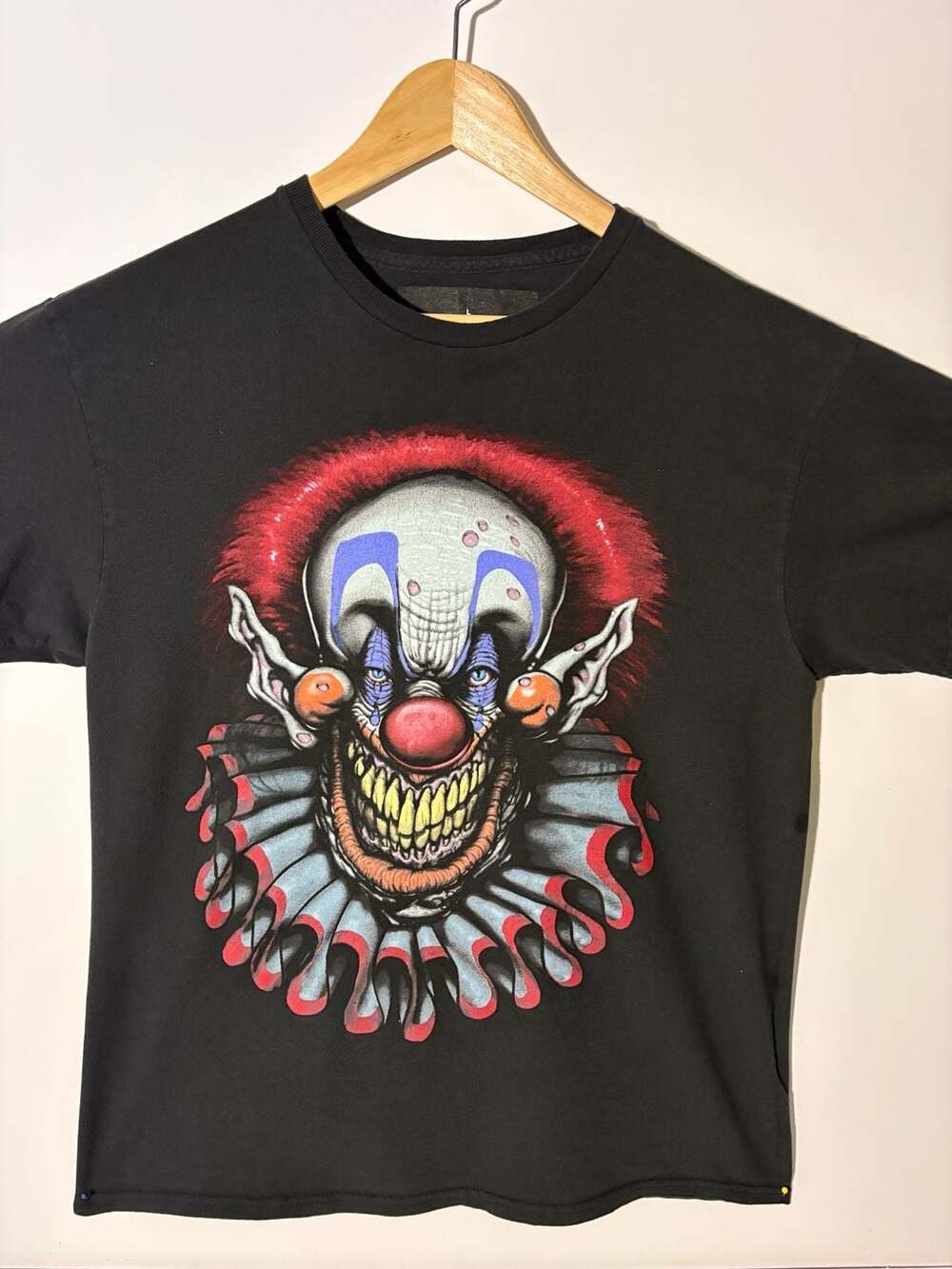 Way To Celebrate Evil Clown Graphic T-Shirt Size L Black
